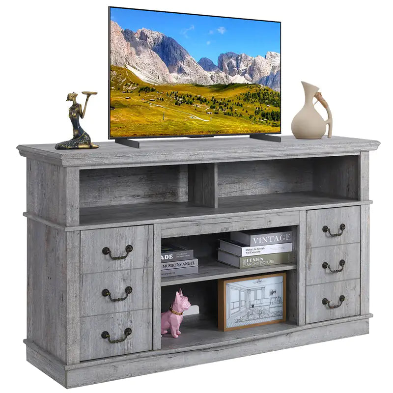 Chic Wood TV Stand for Modern Homes