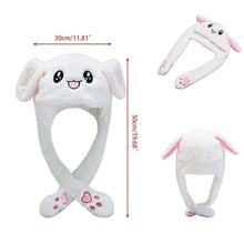 Cute Rabbit Plush Bunny Cap - The Ears Pop Hat Funny Bunny