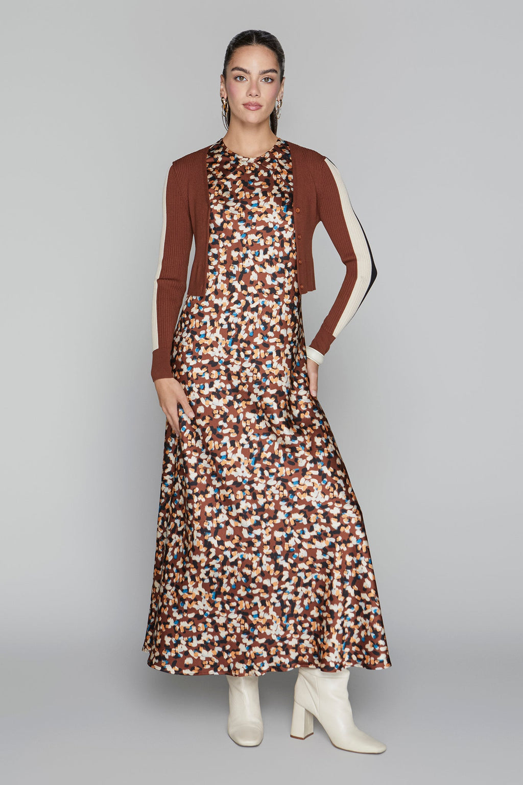 Blake Cardigan in Umber