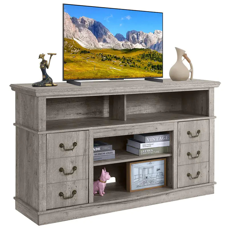 Chic Wood TV Stand for Modern Homes