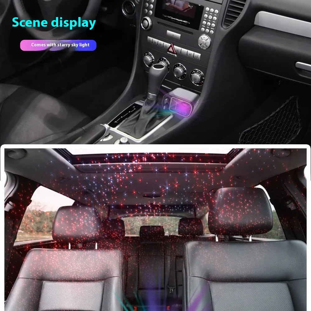 Four-in-one 120W Starry Sky Car Charger