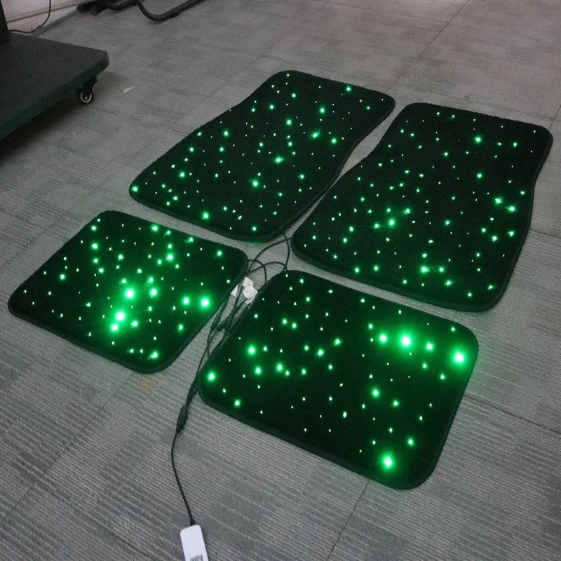 Luminous LED Fiber Optic Car Mats