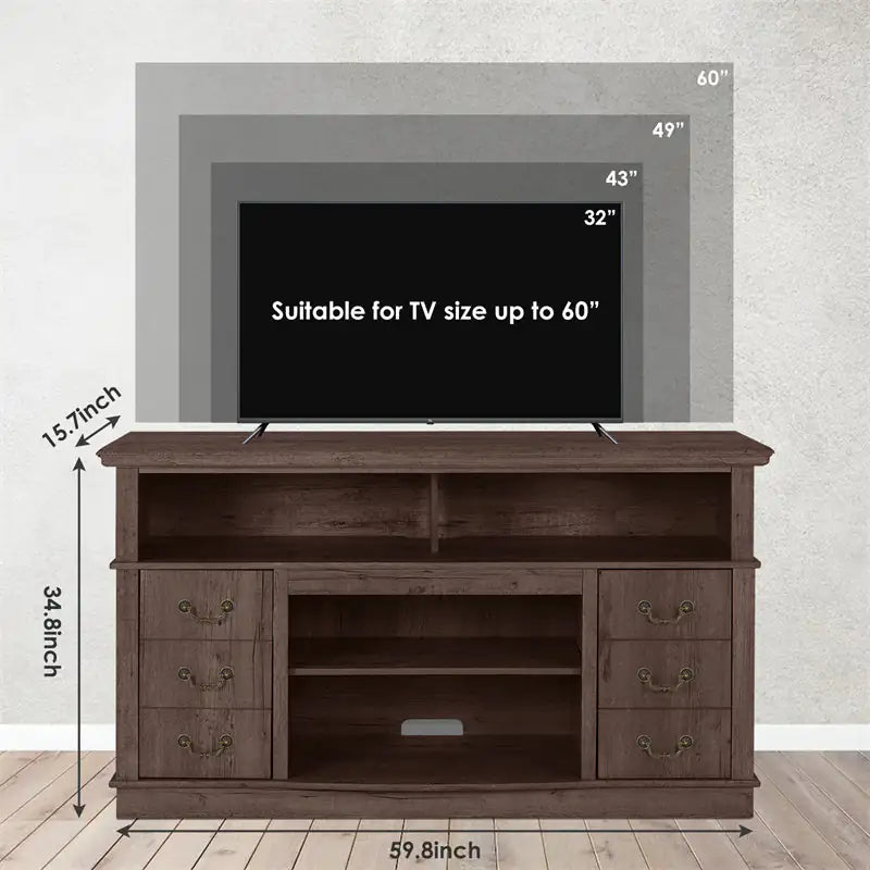 Chic Wood TV Stand for Modern Homes